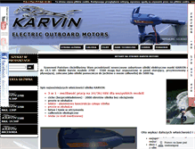 Tablet Screenshot of karvin-polska.com